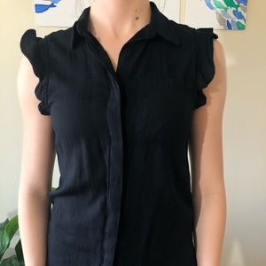 Business Casual Black Top